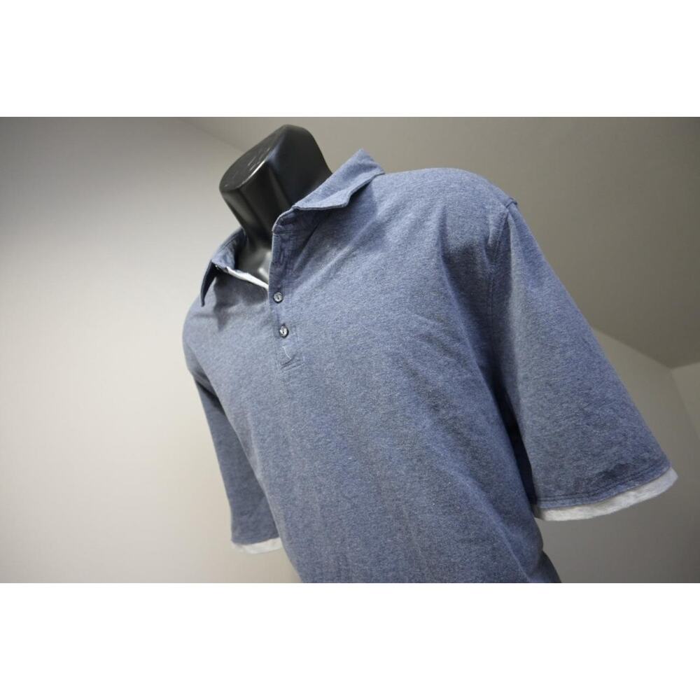 7 Diamonds Polo Shirt Short Sleeve Gray Designer Ultimate Fit Mens Size‎ 2XL XXL